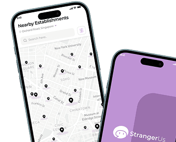 mobile app screens